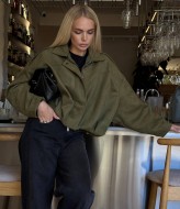 Замшевый бомбер CULT-2084A800