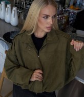 Замшевый бомбер CULT-2084A800