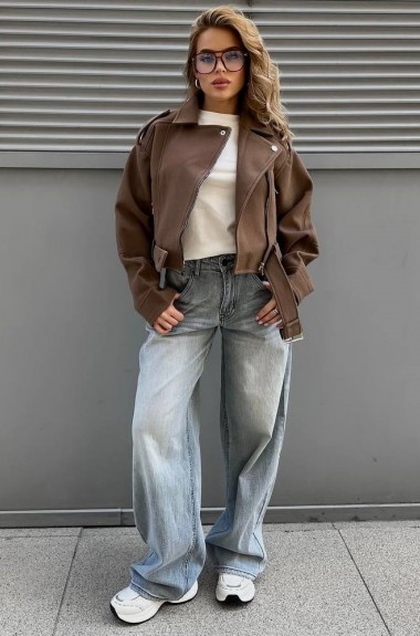 Замшевая косуха ANN-602A1200 Замшевая косуха ANN-602A1200