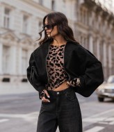 Бомбер замшевый женский EST-5926A830