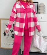 Спортивный костюм с рубашкой в клетку AD-052.053A900