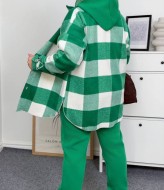 Спортивный костюм с рубашкой в клетку AD-052.053A900