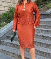 Женский костюм с юбкой миди AD-7848.1A340