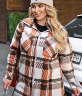 Теплая рубашка в клетку  VLT-1526A700