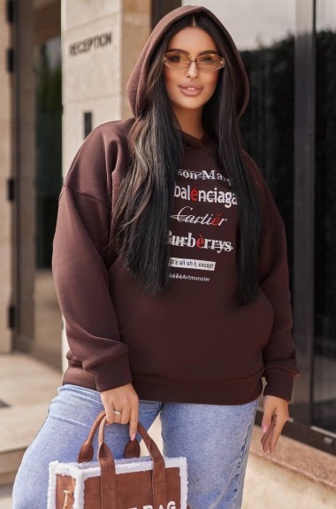 Женский худи с капюшоном VLT-1593A450 Женский худи с капюшоном VLT-1593A450