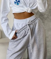 Штаны спортивные женские широкие  LID-827A750