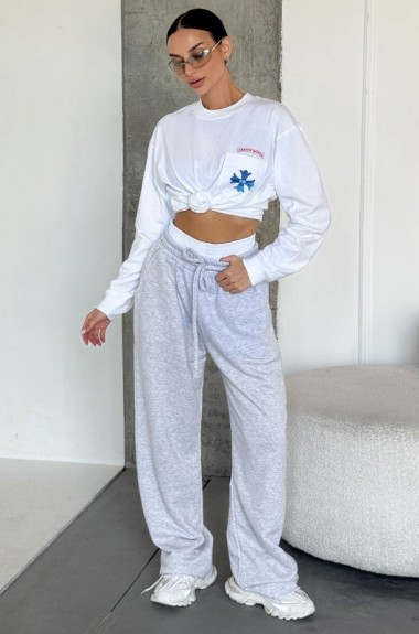 Штаны спортивные женские широкие  LID-827A750