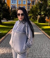 Велюровый костюм на флисе OLI-1452A950