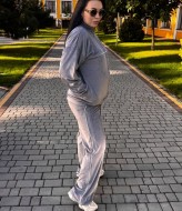 Велюровый костюм на флисе OLI-1452A950