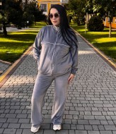 Велюровый костюм на флисе OLI-1452A950