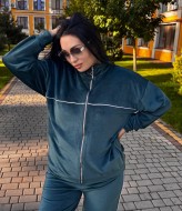 Велюровый костюм на флисе OLI-1452A950