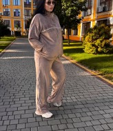 Велюровый костюм на флисе OLI-1452A950