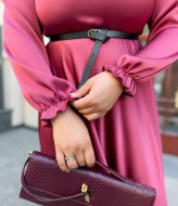 Платье шелковое длинное  BEL-4475A22