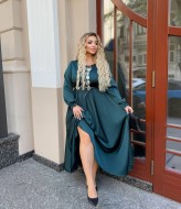 Платье шелковое длинное  BEL-4475A22