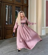 Платье шелковое длинное  BEL-4475A22