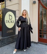 Платье шелковое длинное  BEL-4475A22