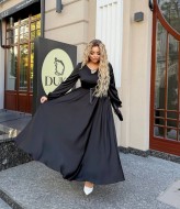 Платье шелковое длинное  BEL-4475A22