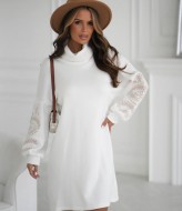 Платье с вышивкой на рукавах  KA-7560A800