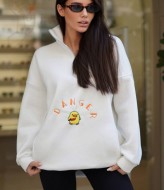 Жіночий світшот з вишивкою MOK-9190A750 Жіночий світшот з вишивкою MOK-9190A750