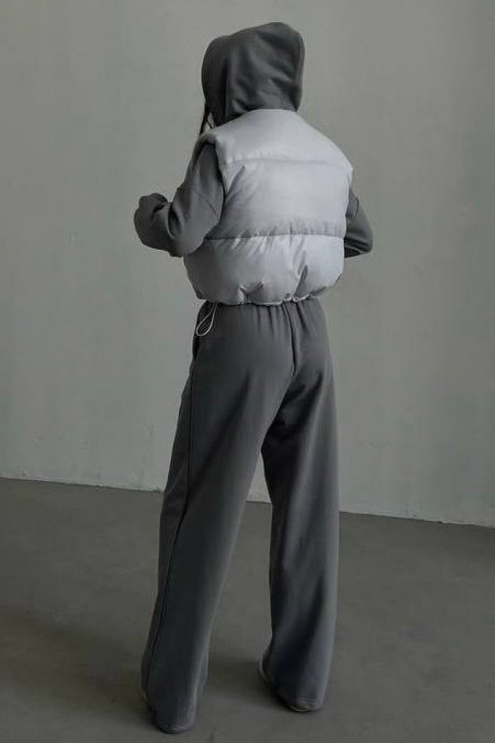 Спортивный костюм тройка с жилеткой женский  LOU-1245A790 Спортивный костюм тройка с жилеткой женский  LOU-1245A790