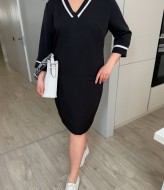 Платье с v образным вырезом  LOU-1316A620