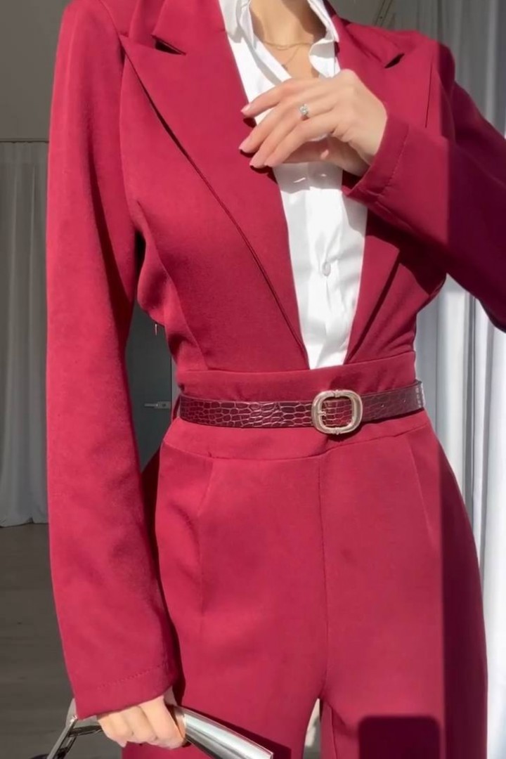 Комбенизон з сорочкою обманкою LOU-1317A550