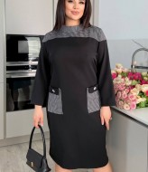 Жіноча приталена сукня LOU-1322A780