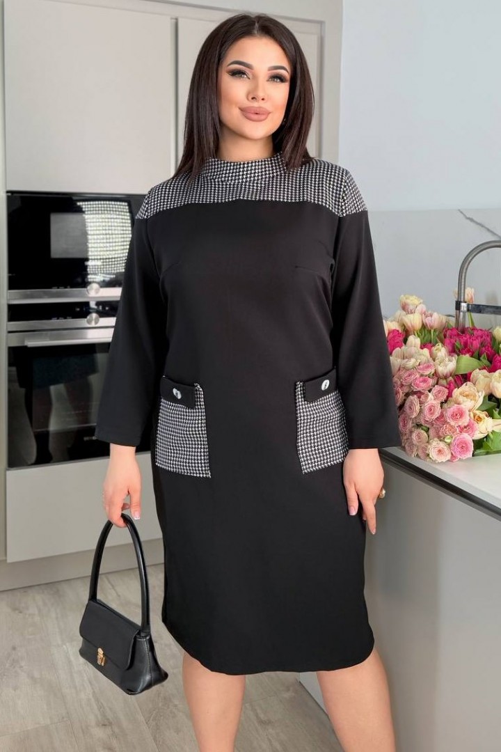 Жіноча приталена сукня LOU-1322A780