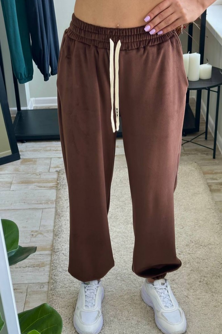 Базові штани велюр LOU-1535A350