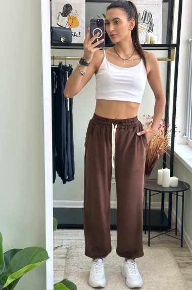 Велюровые спортивные штаны  LOU-1535A350