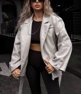 Вовняне напівпальто LOU-1540A1100