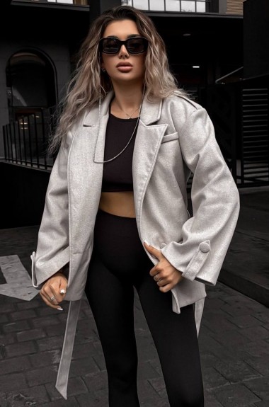 Вовняне напівпальто LOU-1540A1100