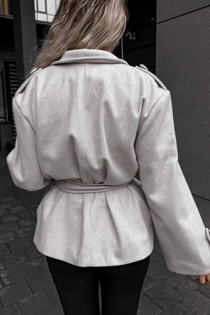 Вовняне напівпальто LOU-1540A1100