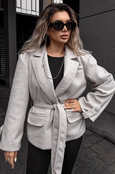 Вовняне напівпальто LOU-1540A1100