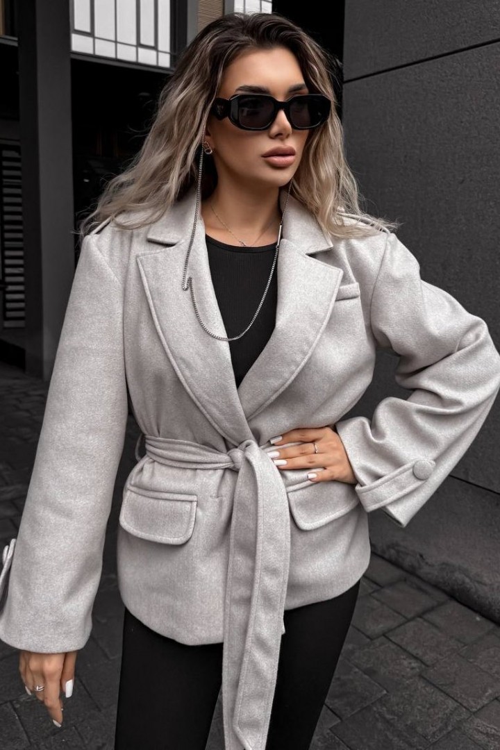 Вовняне напівпальто LOU-1540A1100