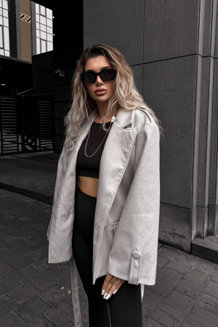 Вовняне напівпальто LOU-1540A1100