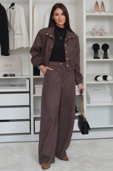 Костюм штаны та бомбер на підкладці LOU-1547A990 Костюм штаны та бомбер на підкладці LOU-1547A990