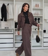 Костюм штаны та бомбер на підкладці LOU-1547A990 Костюм штаны та бомбер на підкладці LOU-1547A990