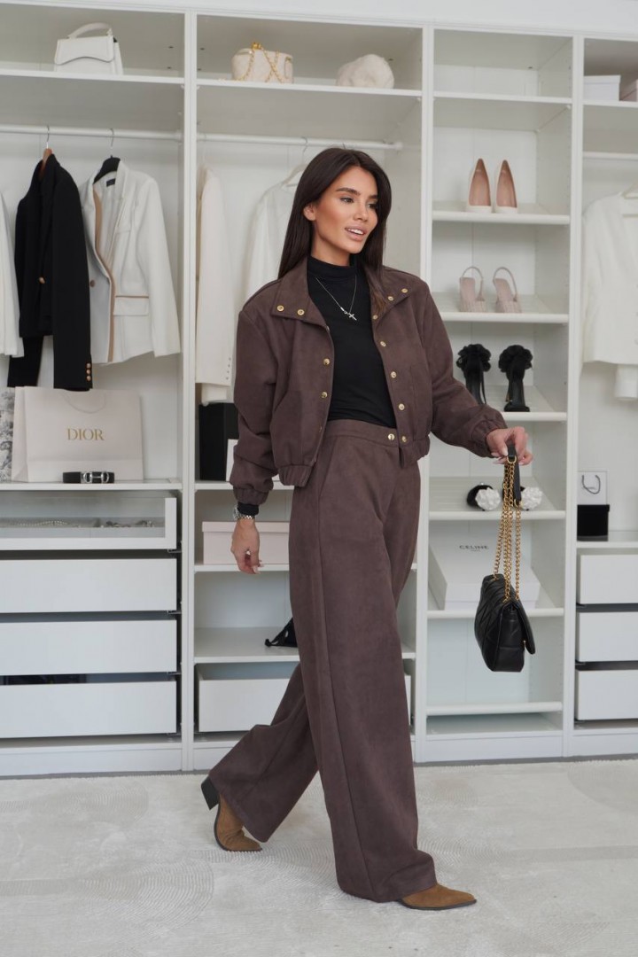 Костюм штаны та бомбер на підкладці LOU-1547A990 Костюм штаны та бомбер на підкладці LOU-1547A990