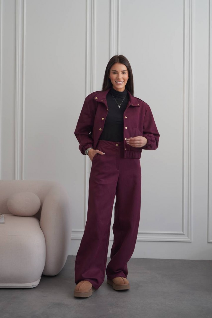 Костюм штаны та бомбер на підкладці LOU-1547A990 Костюм штаны та бомбер на підкладці LOU-1547A990