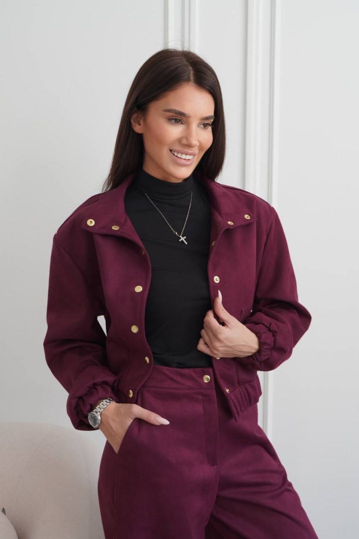 Костюм штаны та бомбер на підкладці LOU-1547A990 Костюм штаны та бомбер на підкладці LOU-1547A990