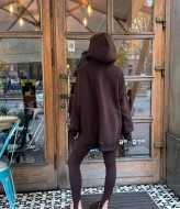 Худи с капюшоном оверсайз  LOU-1560A490 Худи с капюшоном оверсайз  LOU-1560A490