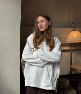 Худи с капюшоном оверсайз  LOU-1560A490