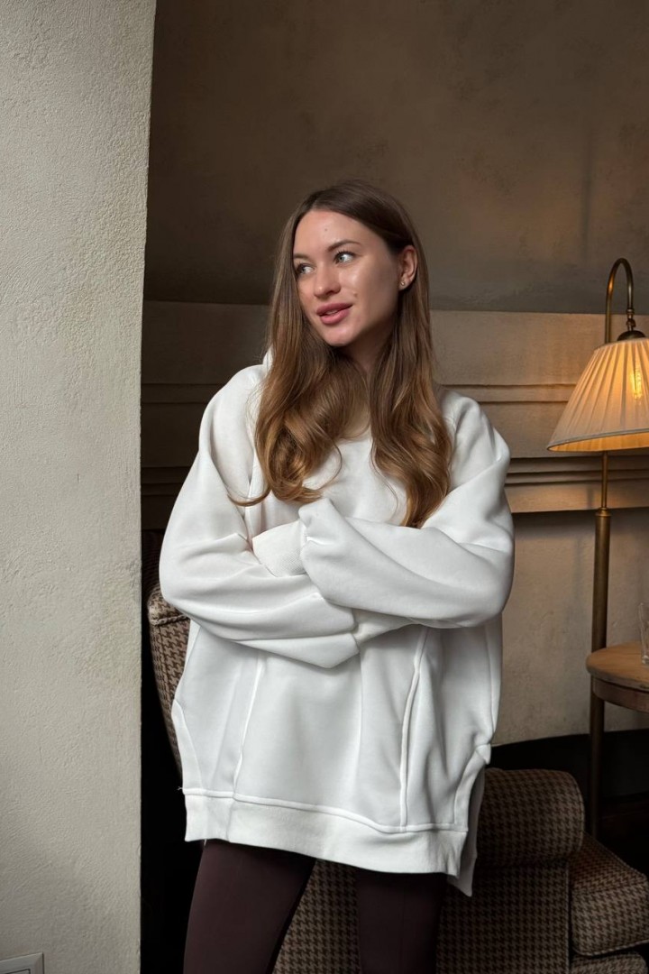 Худи с капюшоном оверсайз  LOU-1560A490