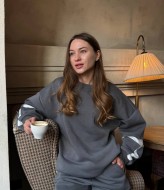 Спортивный костюм женский трехнитка  LOU-1563A850