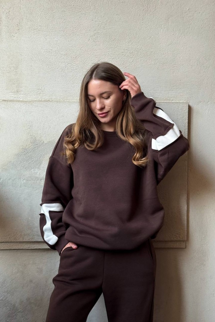 Спортивный костюм женский трехнитка  LOU-1563A850