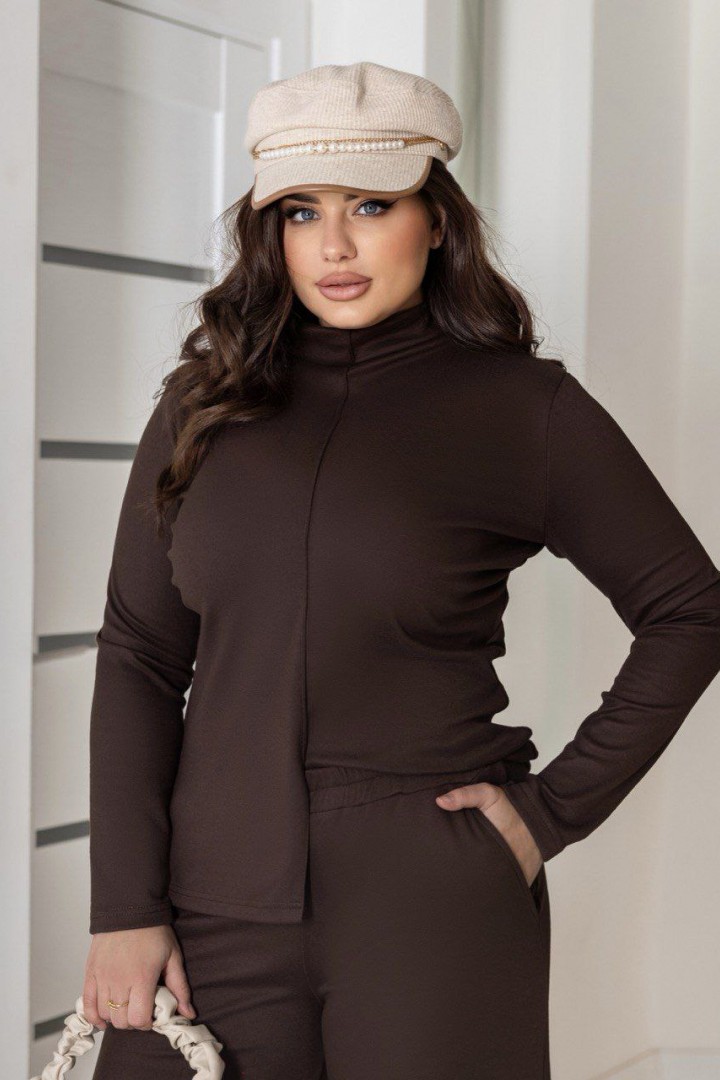 Костюм трикотажный женский брючный  YBY-903A730