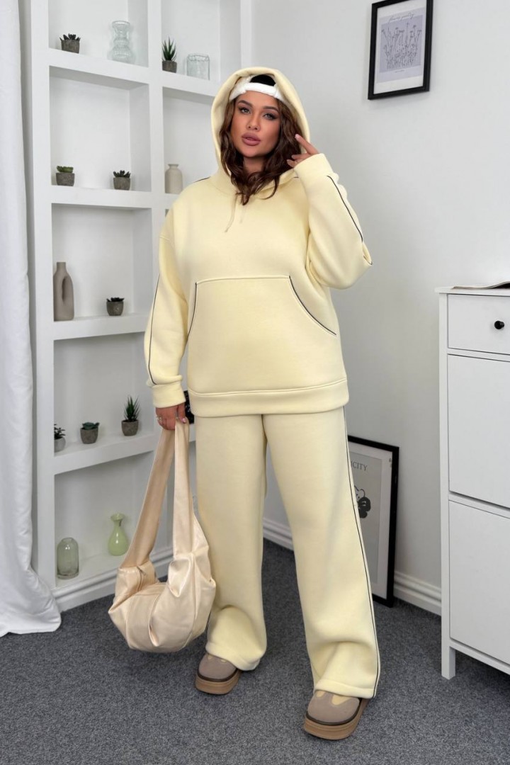 Женский теплый спортивный костюм на флисе MT-398A1200