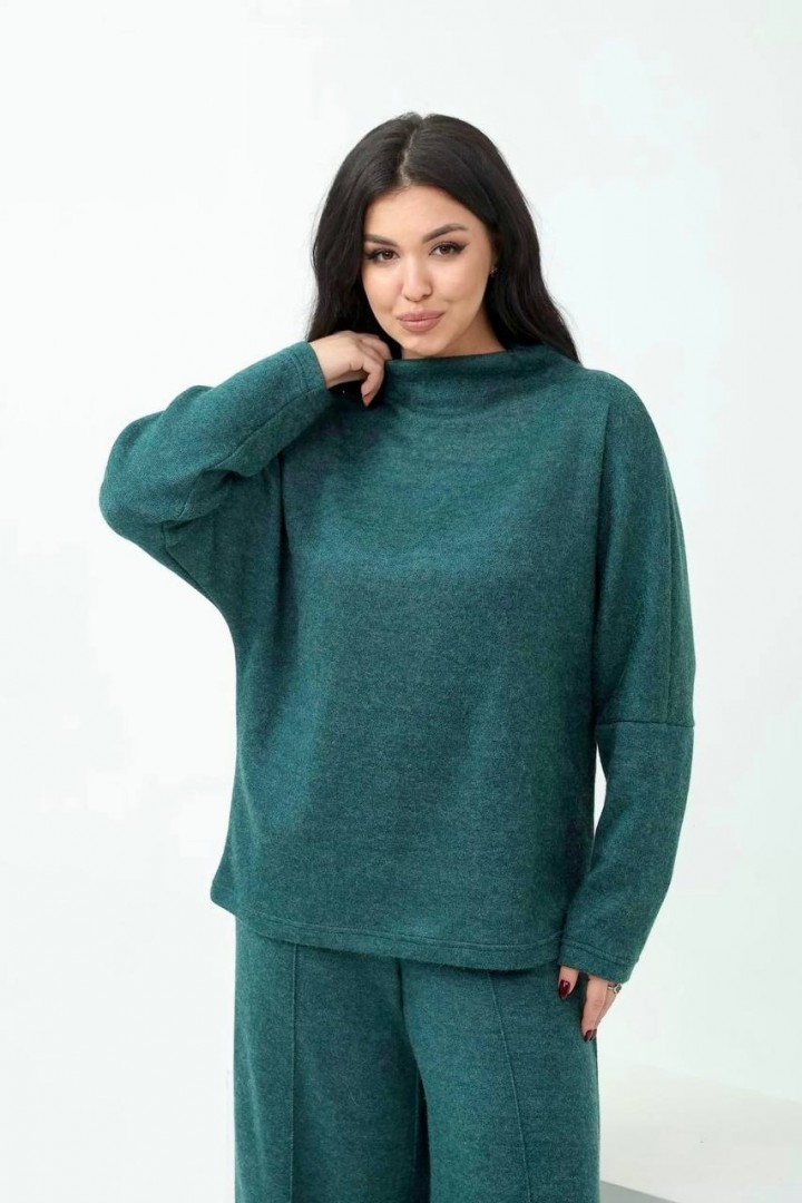 Ангоровий брючний костюм двійка QUA-4128A790