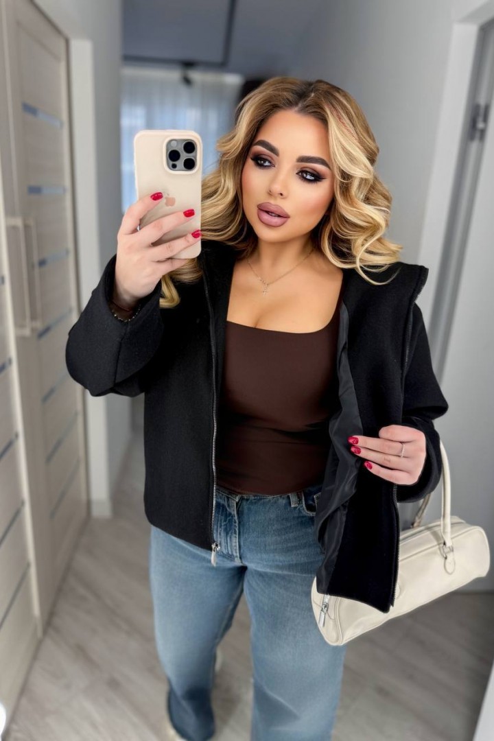 Куртка с высоким воротником YS-2164A720B800 Куртка с высоким воротником YS-2164A720B800